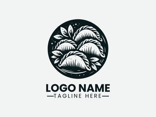 Qingming Festival Jiaozi Logo, Jiaozi Chinese Food Qingming Festival Logo Design