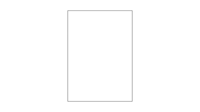 A blank sheet of white paper