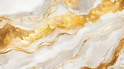 Abstract Marble Texture with Golden Veins: Luxurious Background for Premium Design and Elegant Decorative Elements.