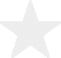 Transparent Glass Morphism Star Shape. Simple Digital template with glass glossy element interface...