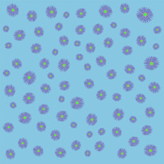 Floral background 8 for wrapping design, packaging or printing on textile, wallpaper. Vector illustration