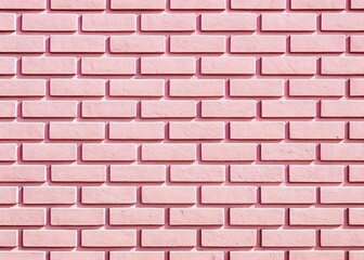 Obraz premium A Seamless Texture of Light Pink Brick Wall Background Image