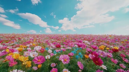 Fototapeta premium Colorful Wildflower Meadow