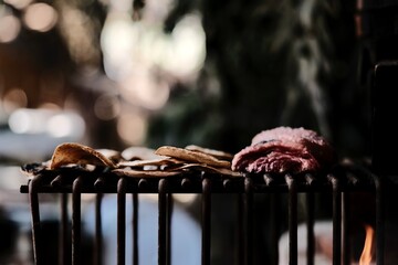 barbecue on the grill