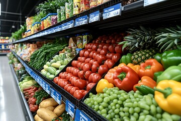 Grocery Produce Aisles