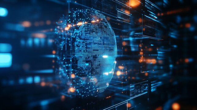 An AI powered system enhancing cybersecurity by analyzing network traffic, threat intelligence, and vulnerability data to prevent data breaches and cyber-attacks
