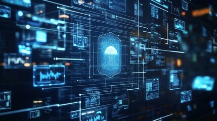 An AI powered system enhancing cybersecurity by analyzing real time threat detection, predictive risk assessment, and AI-assisted malware defense for robust digital security