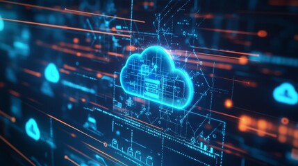 An AI powered system enhancing cybersecurity in cloud computing by analyzing network traffic, user authentication data, and cloud infrastructure to detect and prevent threats
