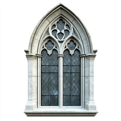 old window in a church