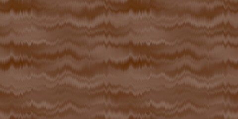 Soft brown space dyed washed border seamless pattern. Mocha tan effect washed wavy degraded design for banners, fashion ribbon trim and edge designs. Mottled textured and calm.