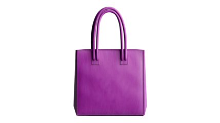 Stylish purple handbag with a sleek design and minimal details