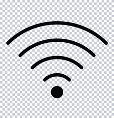 Wi-Fi icons set and stock vector illustration. wifi symbol. wifeless simple icons vector.