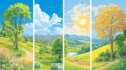  Realistic Tree Collection with Various Greenery and Wood Elements