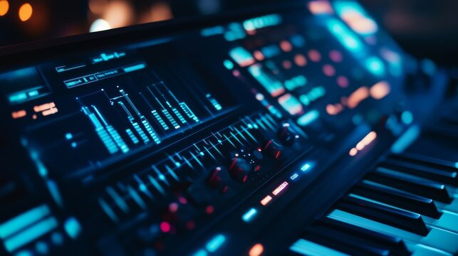 An AI powered system enhancing music composition by analyzing existing music trends, artist preferences, and emotional context to generate personalized music tracks