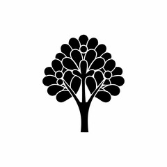 creative details Lilac Bush Icon vector illustration