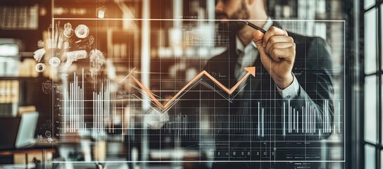 Examining sales data and customer network links through a virtual interface