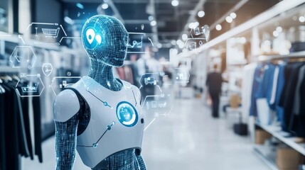 An AI powered system enhancing personalized shopping experiences by analyzing customer preferences, purchasing behavior, and browsing history to provide tailored recommendations and deals