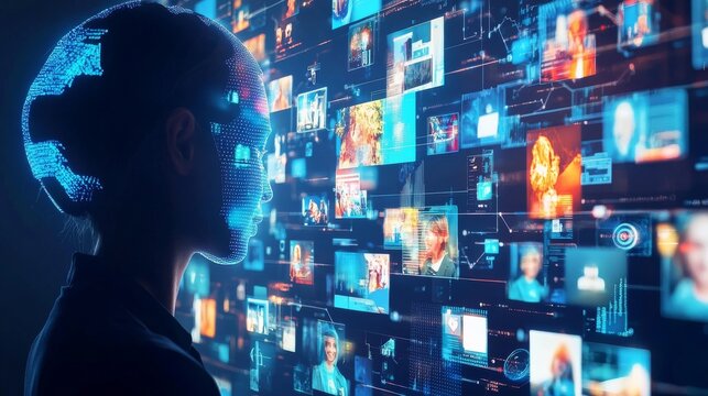 An AI powered system enhancing social media platforms by analyzing user engagement data, AI-assisted content curation, and real-time trend analysis for better user experience