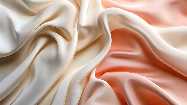 Textures of fabric in soft hues reveal elegance and versatility for design projects