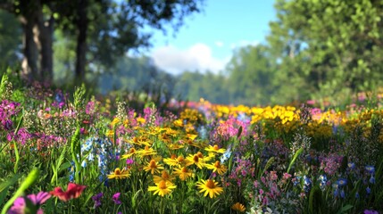 Obraz premium Blooming Meadow