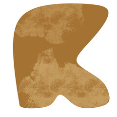 Textured Abstract Shape