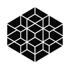 Geometric hexagon pattern design with 3D seamless texture and football theme, perfect for business, technology, and science-inspired wallpaper or web decoration