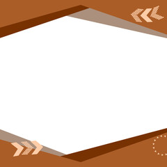 illustration of a  holding a blank board