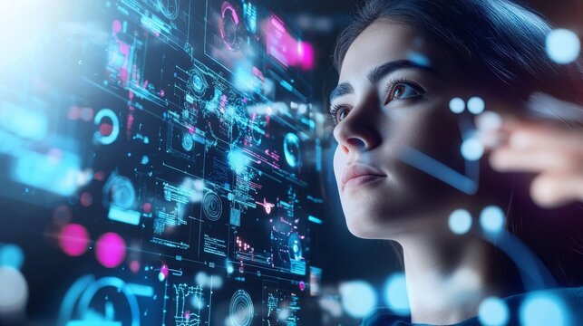 An AI powered system enhancing virtual education by analyzing student learning behaviors, course progress, and engagement data to create personalized learning paths