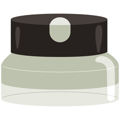 Dark Cream Jar Illustration
