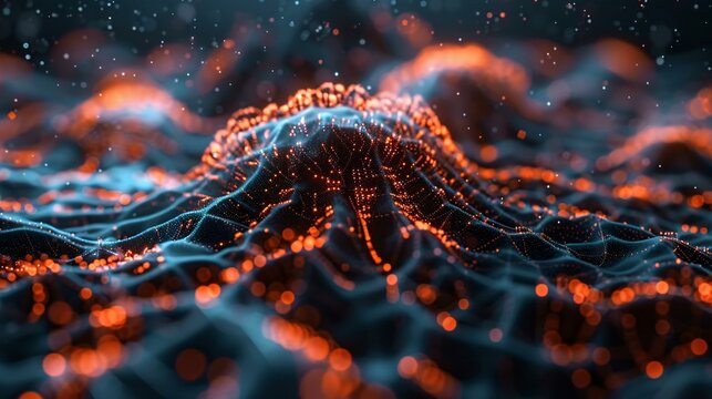 Futuristic neural networks decoding subconscious signals with AI.