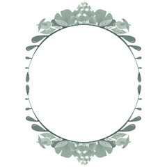 Elegant Watercolor Floral Clipart Frames 
