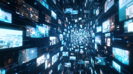 An AI powered system improving content moderation by analyzing images, text, and video content to detect harmful or inappropriate material in real-time