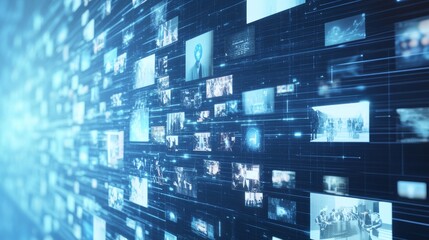 An AI powered system improving content moderation by analyzing social media posts, user interactions, and flagged content to ensure safe online environments