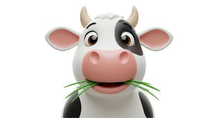 Fototapeta premium Cartoon cow illustration