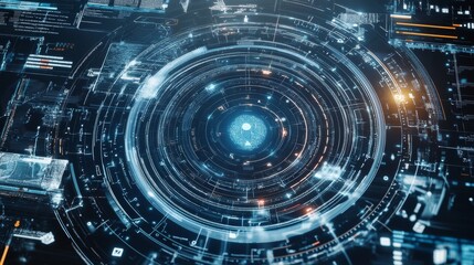 An AI powered system improving cybersecurity by analyzing network traffic, user behavior, and threat intelligence to predict and prevent attacks