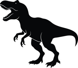 T REX Silhouette, Dinosaur png