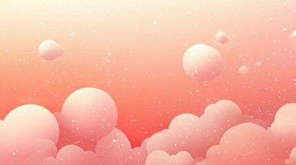 Soft Pink Cloud Abstract Background