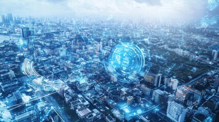 An AI powered system improving disaster response by analyzing real time data from sensors, drones, and satellites to predict and manage emergency situations more efficiently