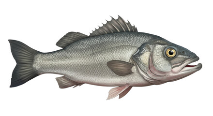 Obraz premium Gray fish closeup