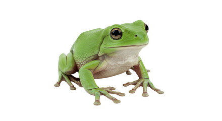 Fototapeta premium Green frog closeup nature image