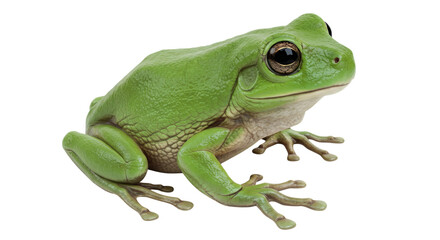 Obraz premium Green frog closeup