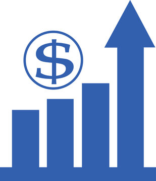Sales growth icon, growth rate icon, growth icon free, improvement icon, economy icon