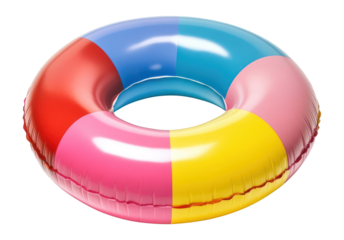 PNG Colorful beach float inflatable accessory football.