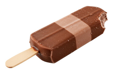 Isolated Bitten Ice Cream Bar
