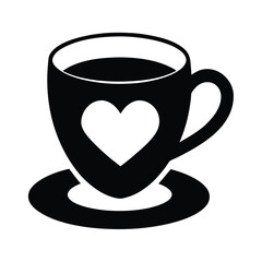 coffee cup with heart