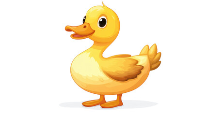 duck on white background