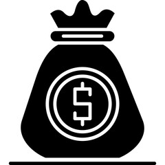 Obraz premium Money bag Icon