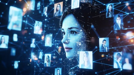 An AI powered system improving talent acquisition by analyzing candidate profiles, AI-assisted job matching, and real-time interview analytics for more efficient recruitment