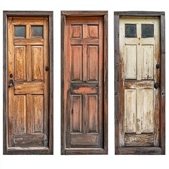 old wooden door