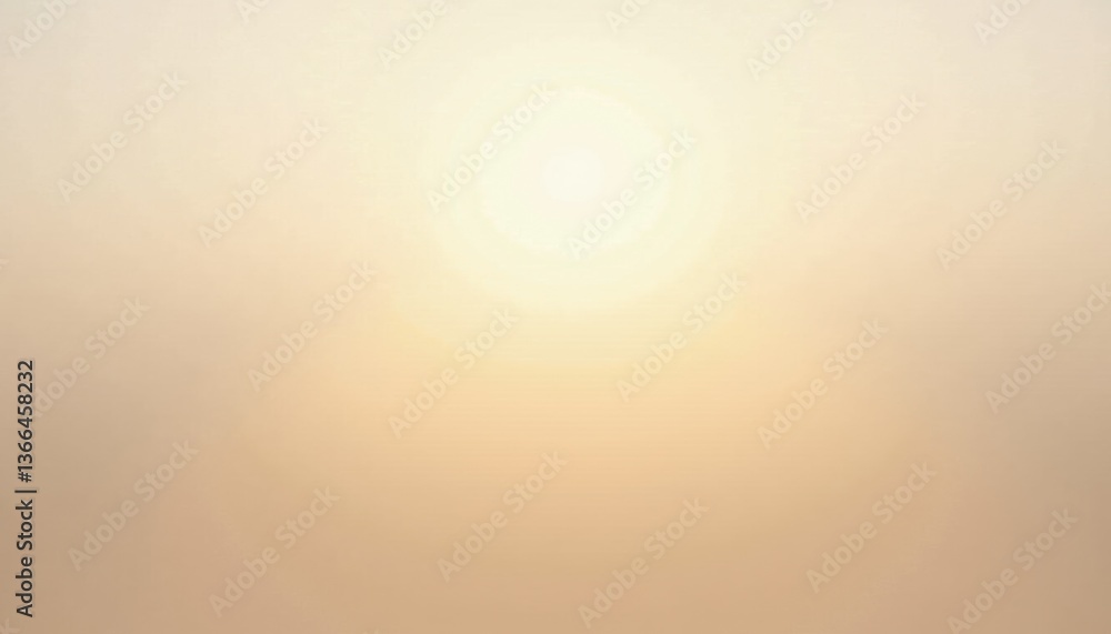 Poster soft sunlight glowing through hazy atmosphere